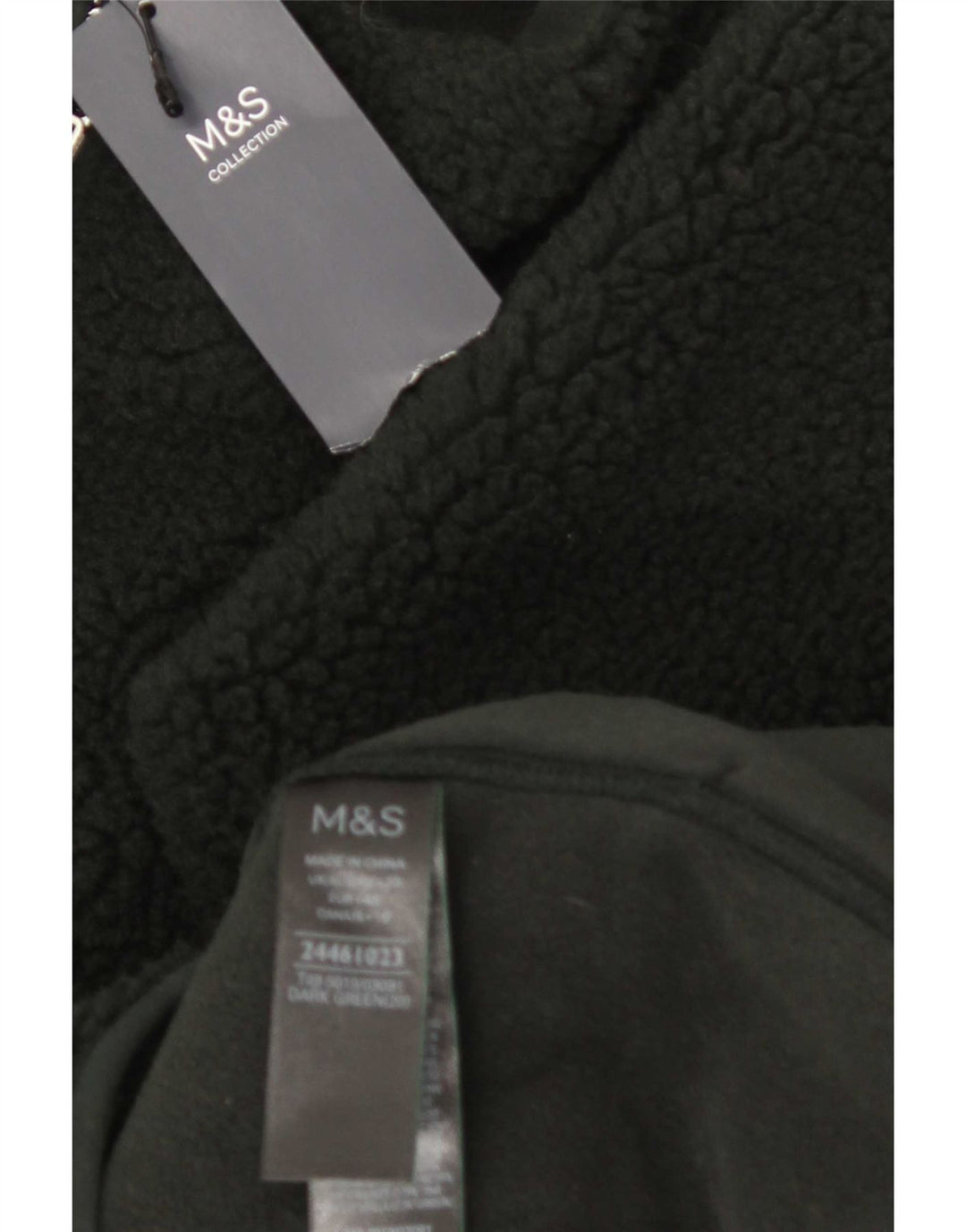 Jachetă fleece pentru femei Marks & Spencer UK 20 2XL Poliester verde