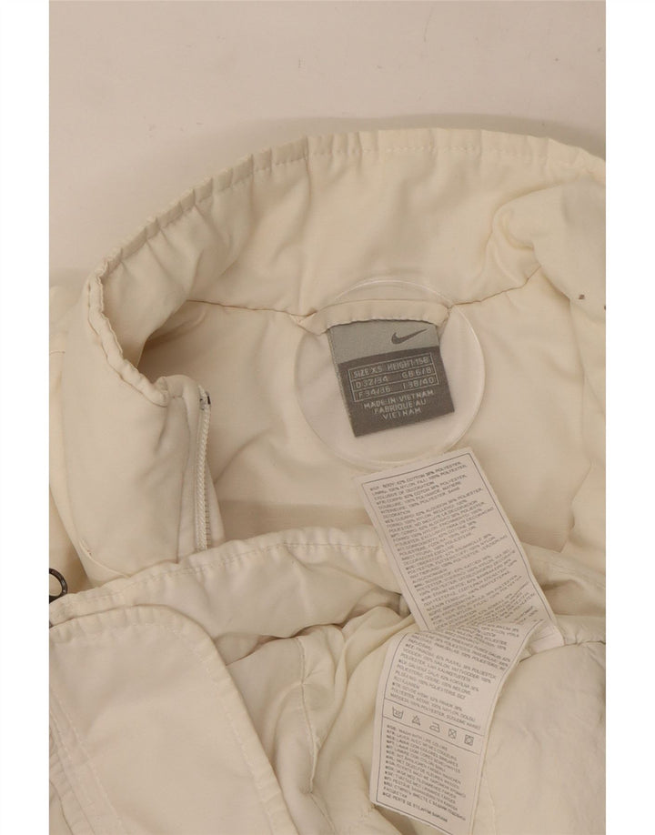 Jachetă de vânt pentru femei Nike UK 4/6 XS Bumbac alb