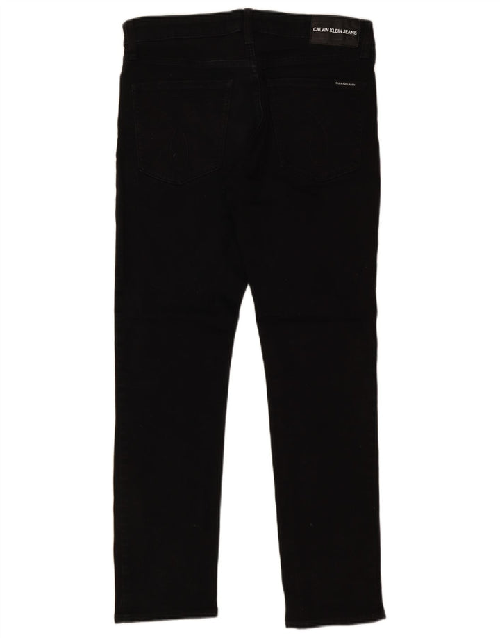 Blugi slim pentru bărbați Calvin Klein W31 L30 bumbac negru