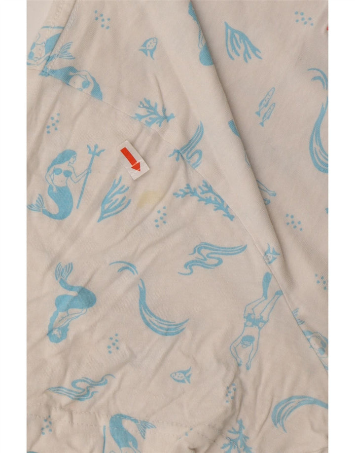 Tricou grafic HURLEY pentru bărbați Top mediu din bumbac alb