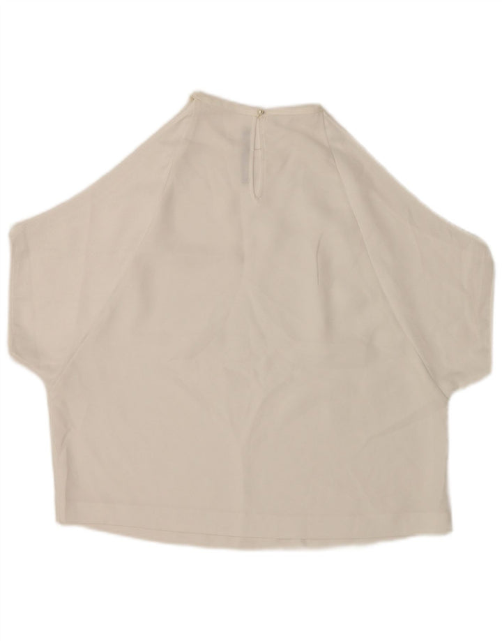 Bluză pentru femei Zara, cu umăr dezactivat, UK 14 Medium White