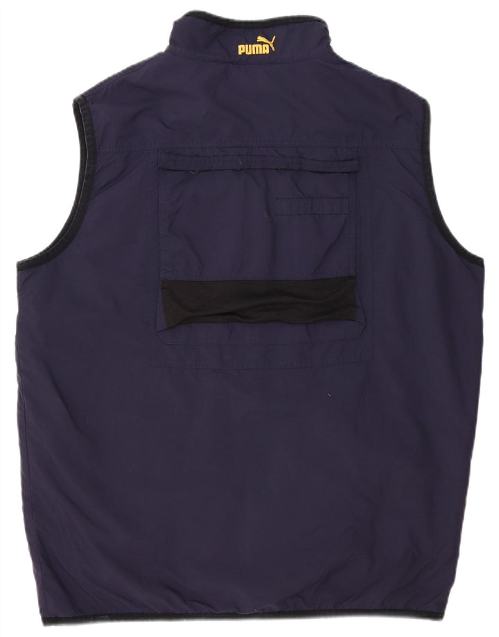 Puma Mens Utility Gilet UK 38 Medium Bleumarin Poliester