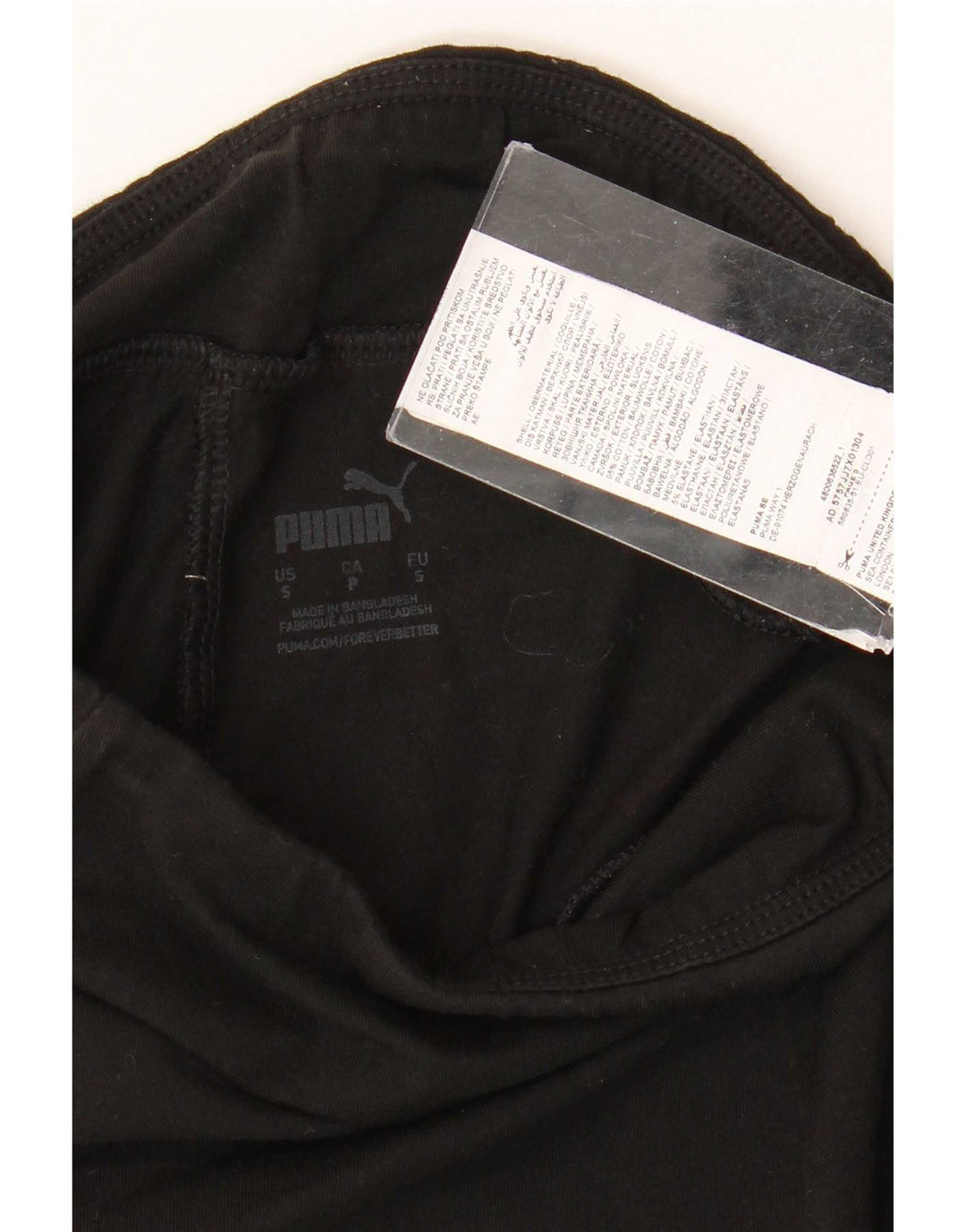Leggings pentru femei Puma UK 8 Small Black Bumbac