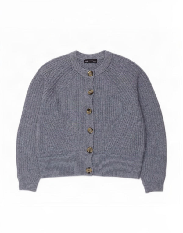 Pulover cardigan pentru femei Marks & Spencer UK 14 Medium Blue Acrylic