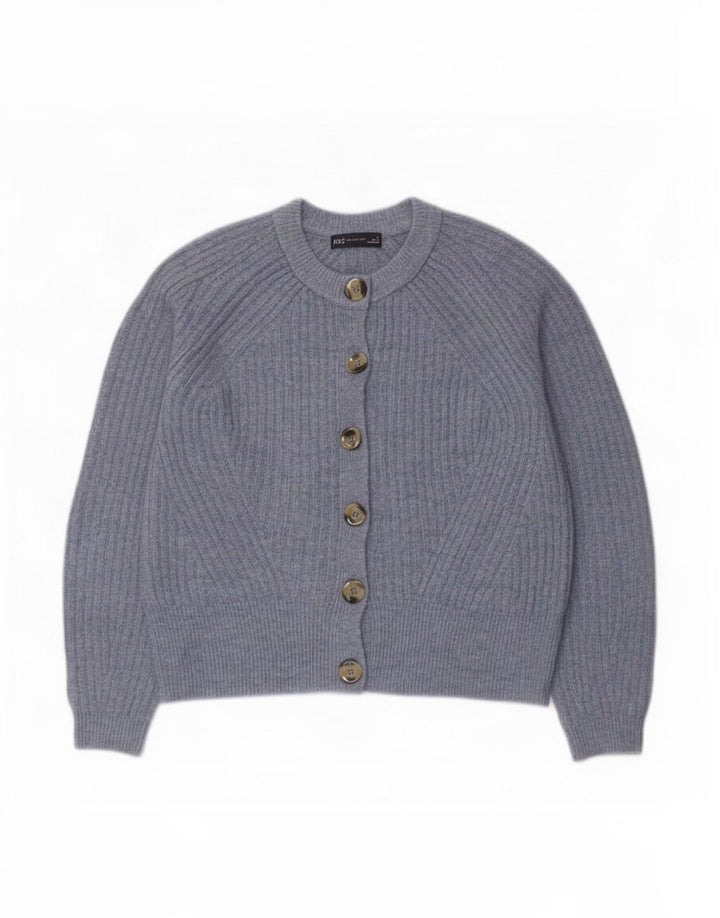 Pulover cardigan pentru femei Marks & Spencer UK 14 Medium Blue Acrylic