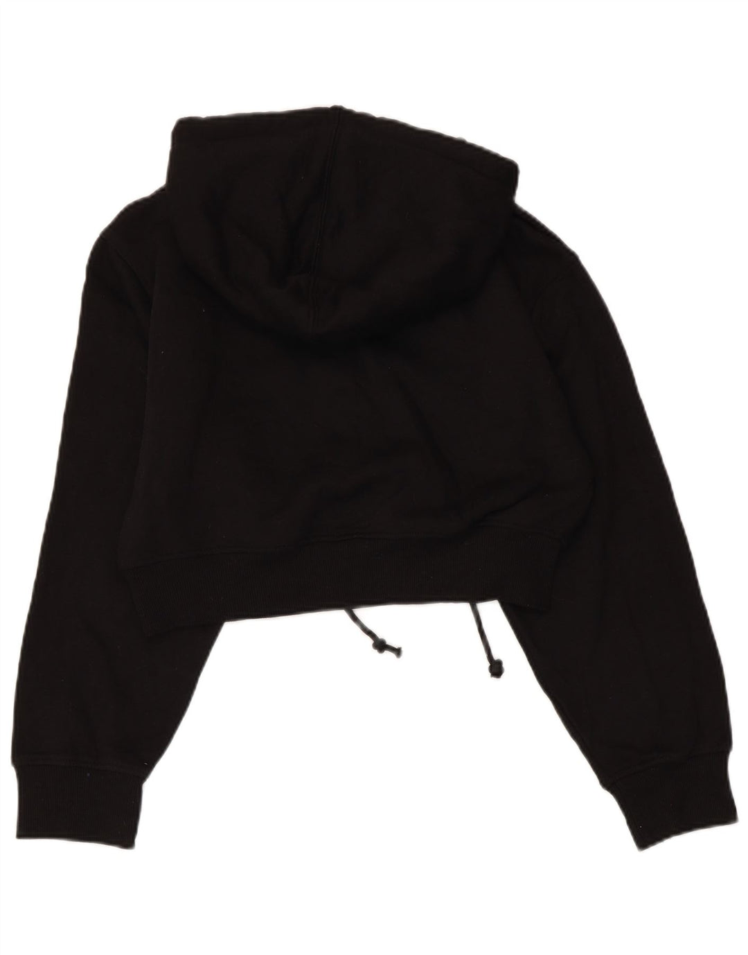 Pulover ZARA Crop pentru femei UK 10 Poliester negru mic