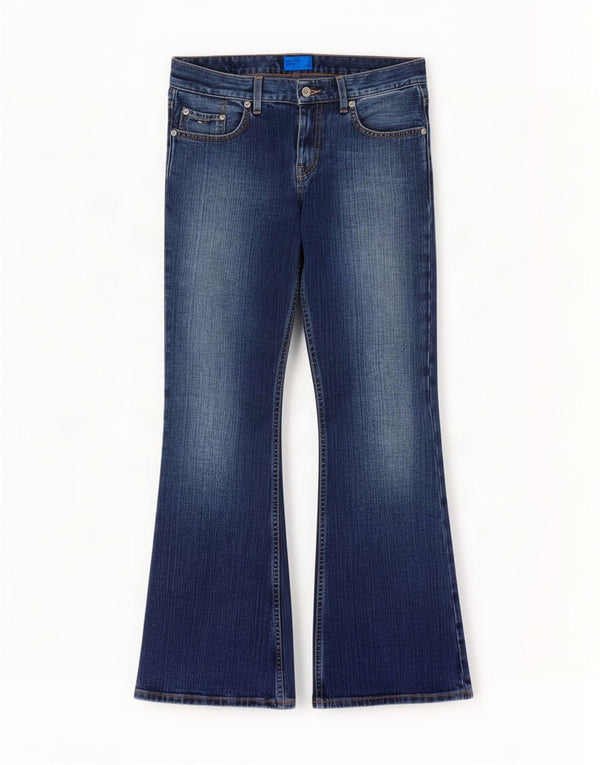 Blugi pentru bărbați Tommy Hilfiger Hipster Bootcut W30 L30 Bumbac bleumarin