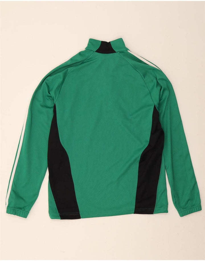 Top de trening Adidas Climacool Pullover pentru bărbați, verde mediu, colorblock