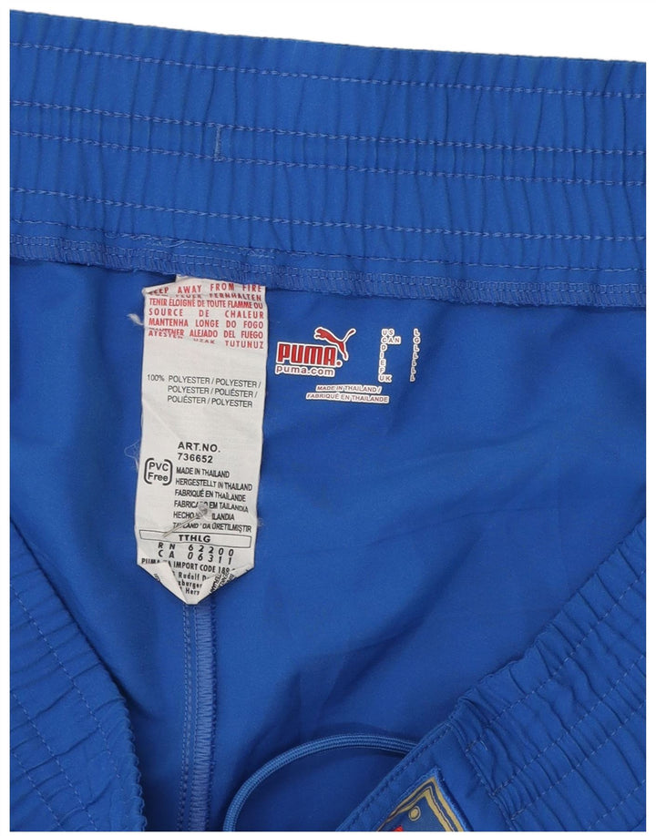 Pantaloni scurți Puma Italia Graphic Sport pentru bărbați, mari, albastru, poliester