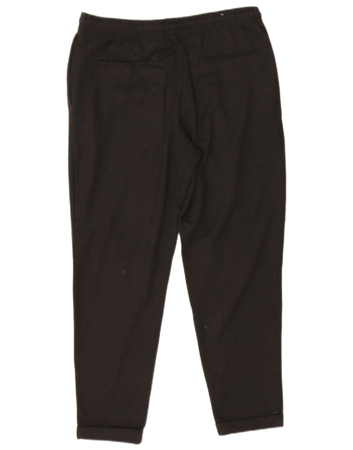 Pantaloni chino conici pentru bărbați Zara L32 L28 Poliester negru