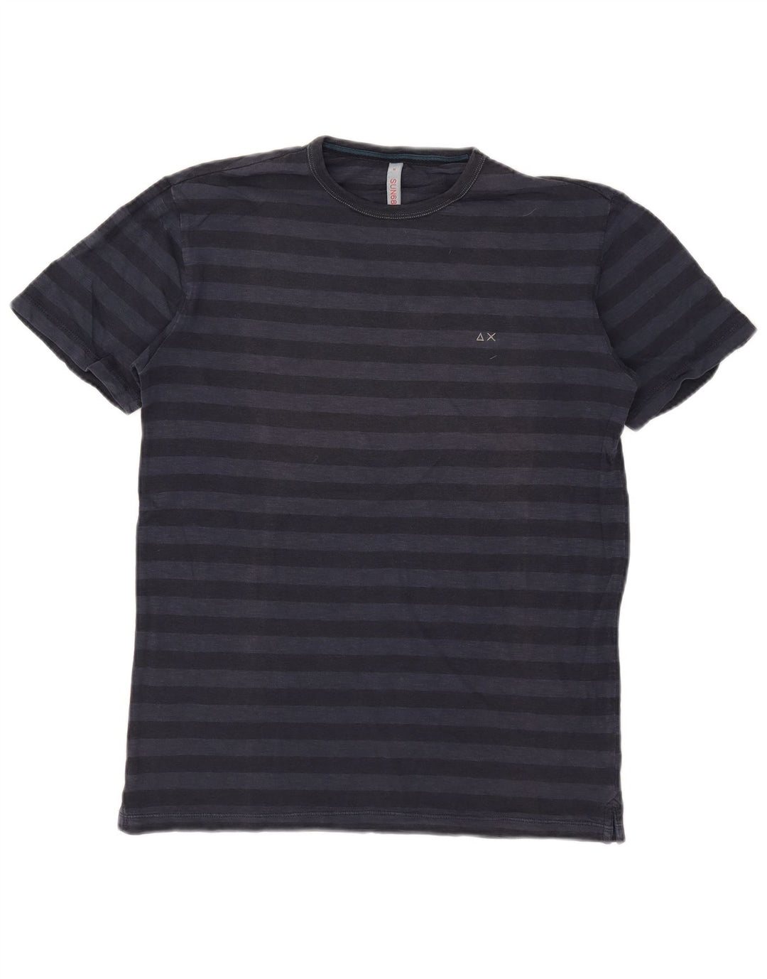 SUN68 Tricou Bărbați Top Mediu Bleumarin, Bumbac cu dungi