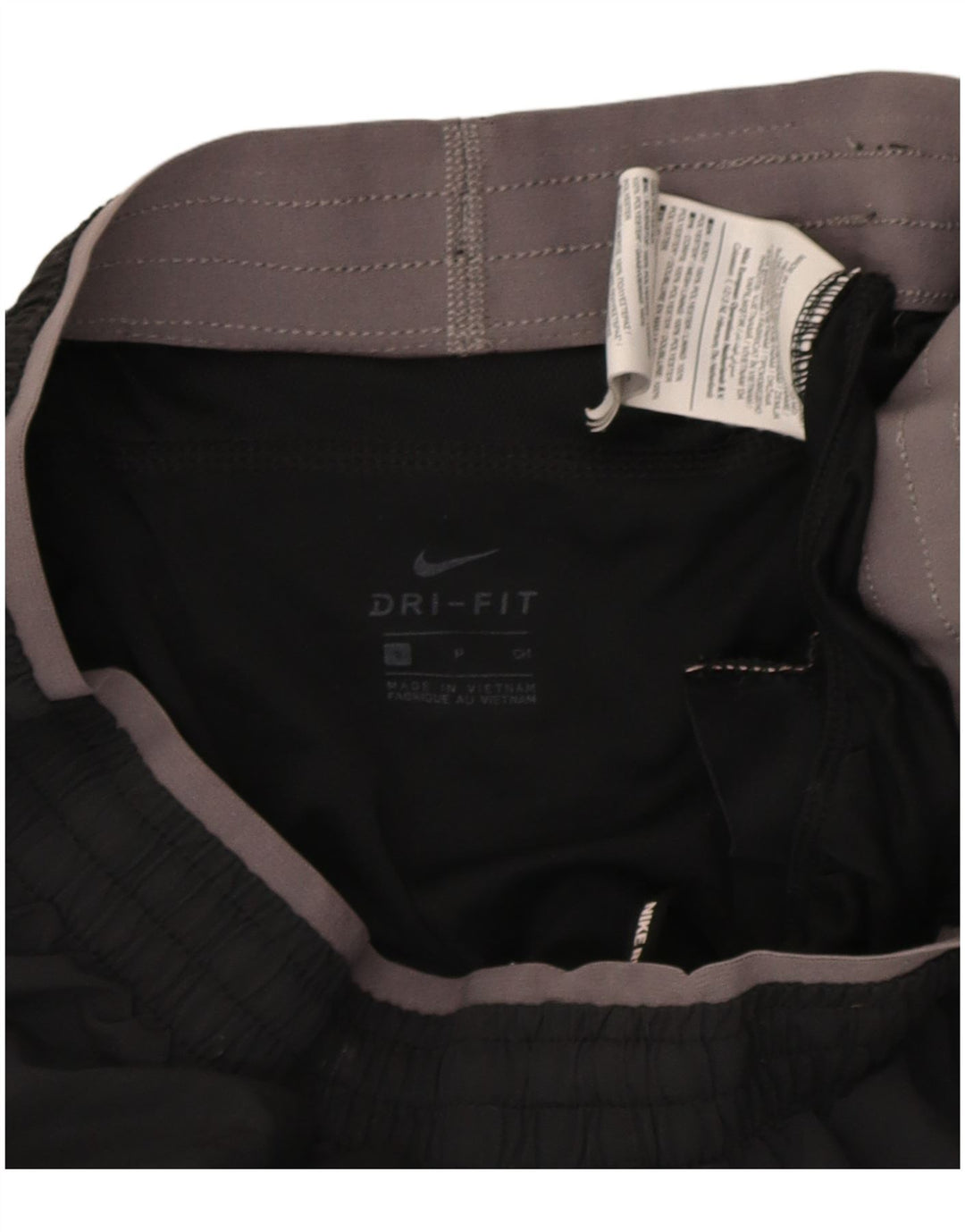 Pantaloni scurți sport Nike Dri Fit pentru femei UK 10 Small Gri Poliester