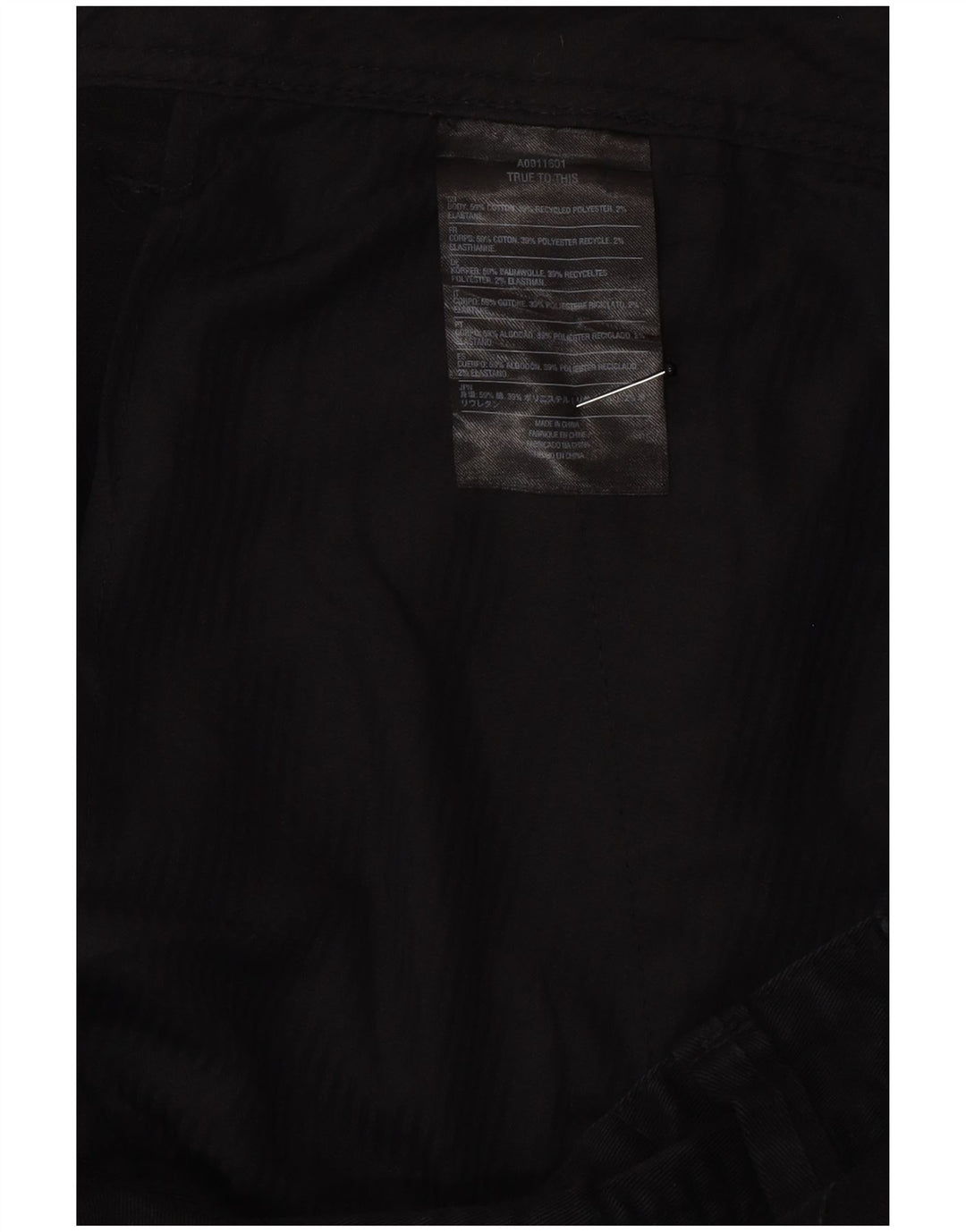 Pantaloni scurți chino pentru bărbați Volcom W40 XL, bumbac negru