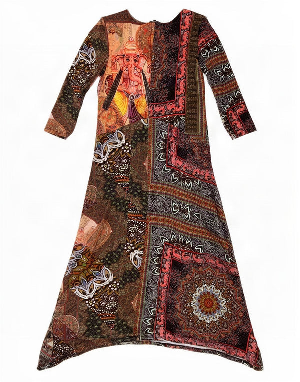 Rochie tunică asimetrică pentru femei Desigual UK 14, mare, multicoloră, florală