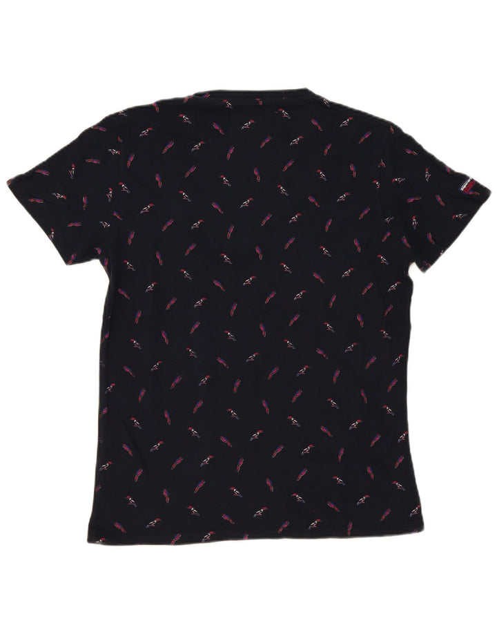 Tricou grafic pentru bărbați Superdry Top mediu din bumbac bleumarin
