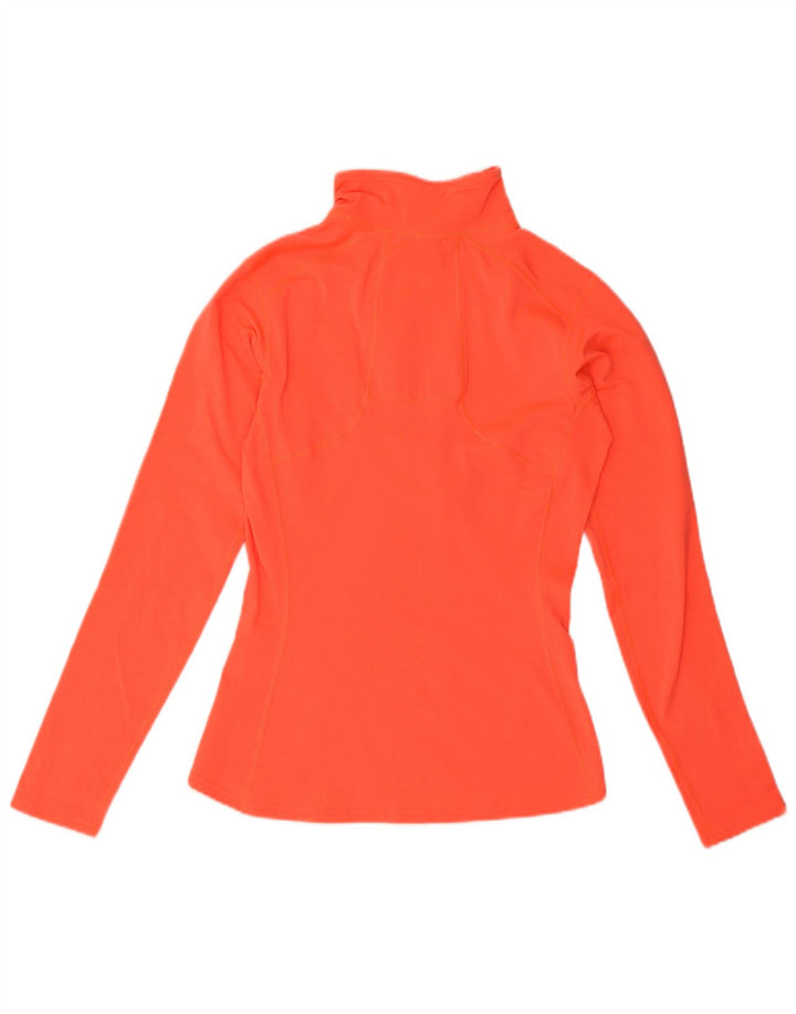 Top de trening The North Face pentru femei, cu fermoar și gât, cu pulover UK 6 XS Portocaliu