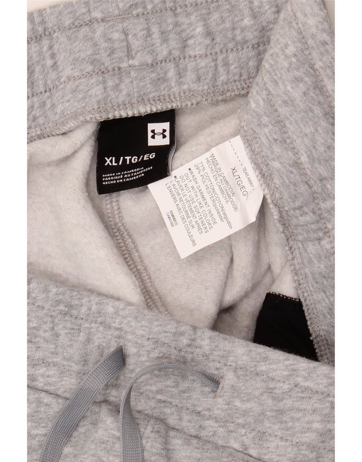 Pantaloni de trening pentru bărbați UNDER ARMOUR Pantaloni de jogging XL bumbac gri