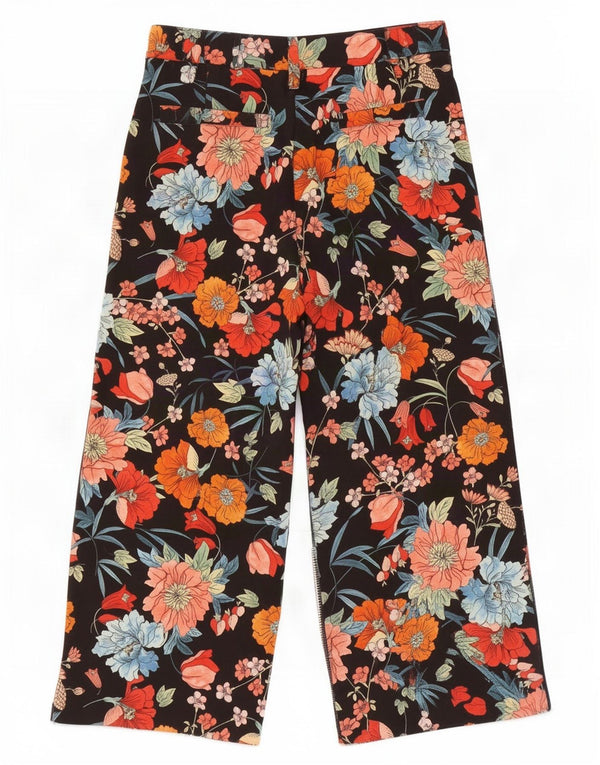 Pantaloni harem pentru femei Zara, mari L30 L25, multicolor, poliester floral