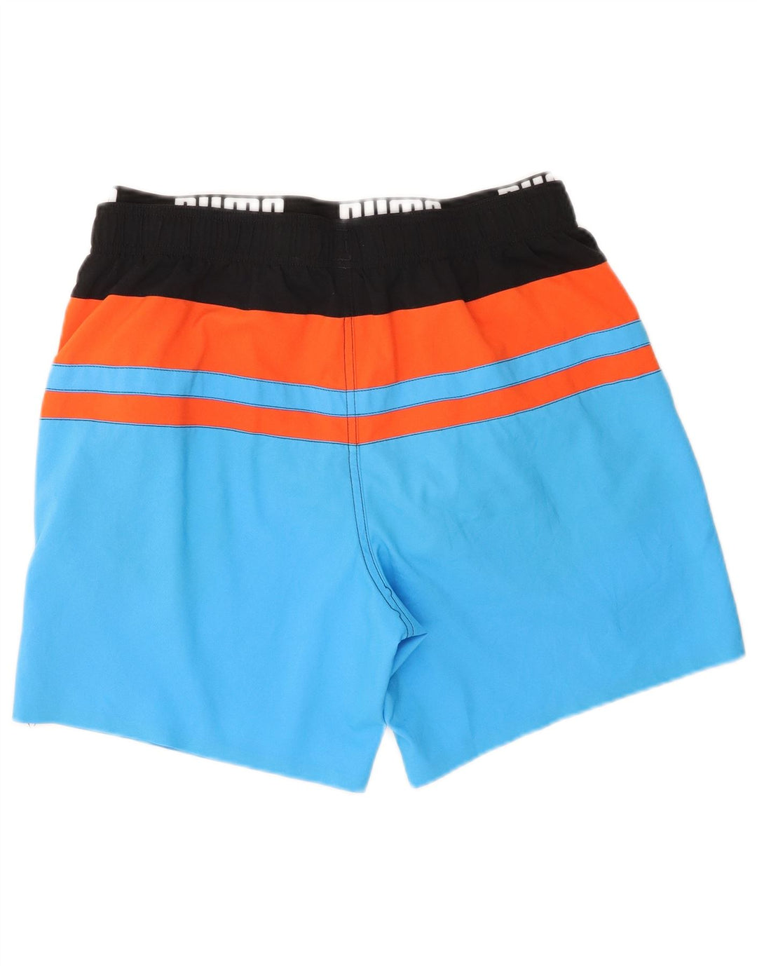 Pantaloni scurți de înot cu grafică Puma pentru bărbați, albastru mediu, poliester color bloc