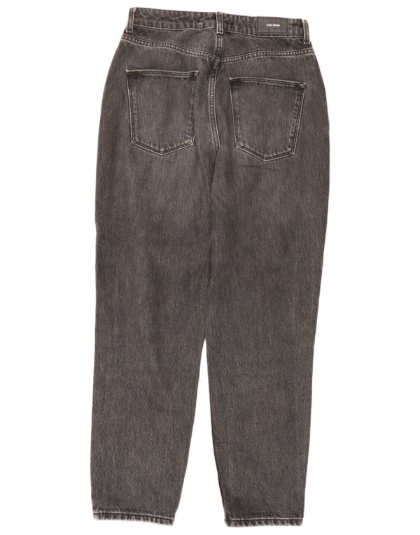 Blugi conici pentru femei cu talie înaltă Zara EU 38 Mici L28 L27 Gri
