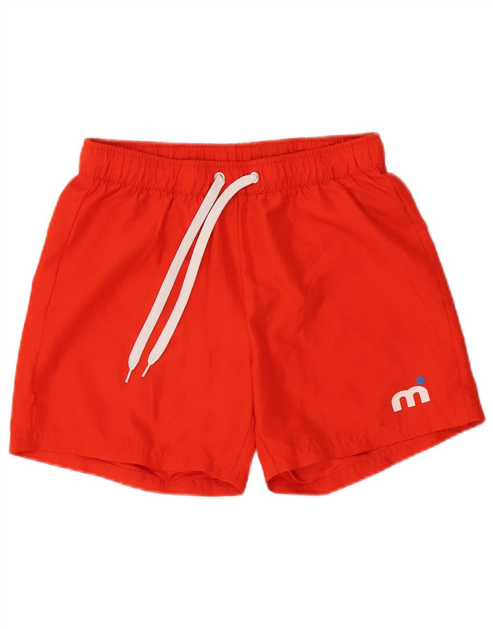 Pantaloni scurti de baie Mistral pentru bărbați, poliester roșu mic