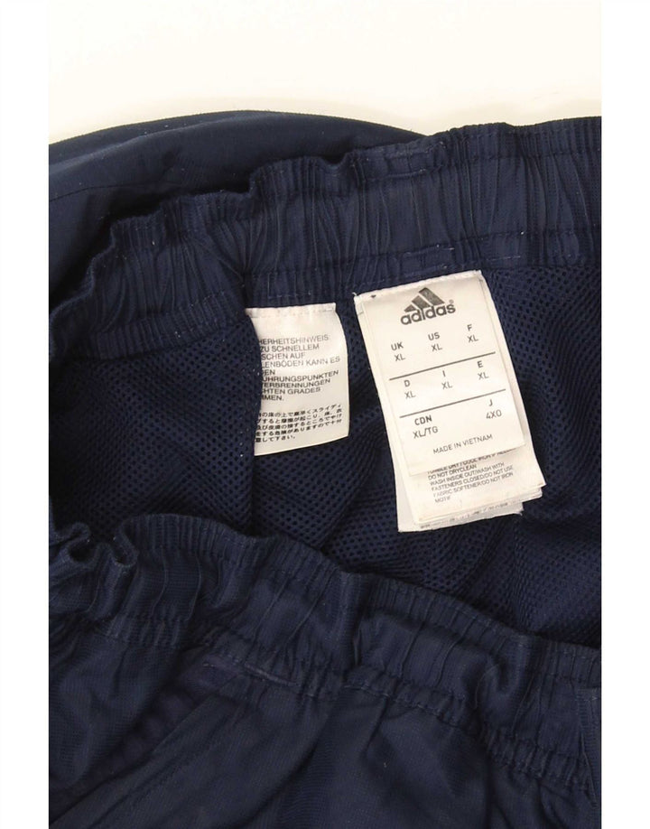 Pantaloni de trening pentru bărbați Adidas XL, poliester bleumarin