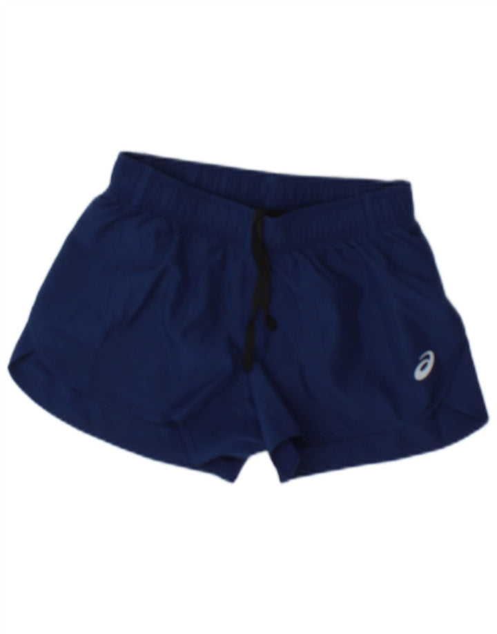 Pantaloni scurti sport ASICS pentru femei UK 6 XS bleumarin poliester