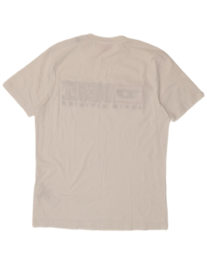 Tricou grafic pentru bărbați Diesel Top XL Bumbac alb