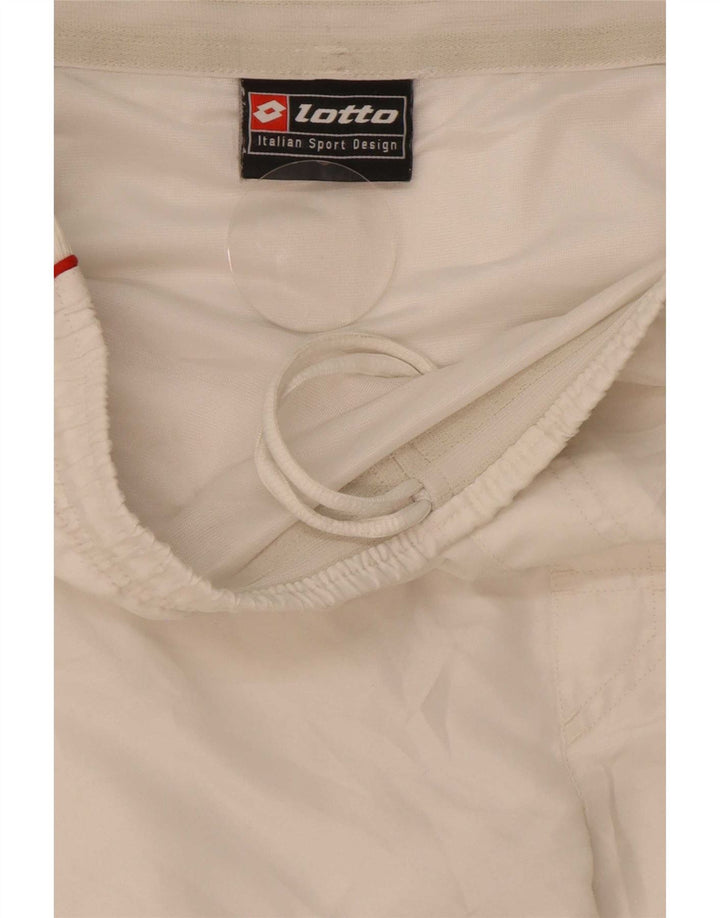 Pantaloni scurți sport Lotto pentru bărbați, mari, albi