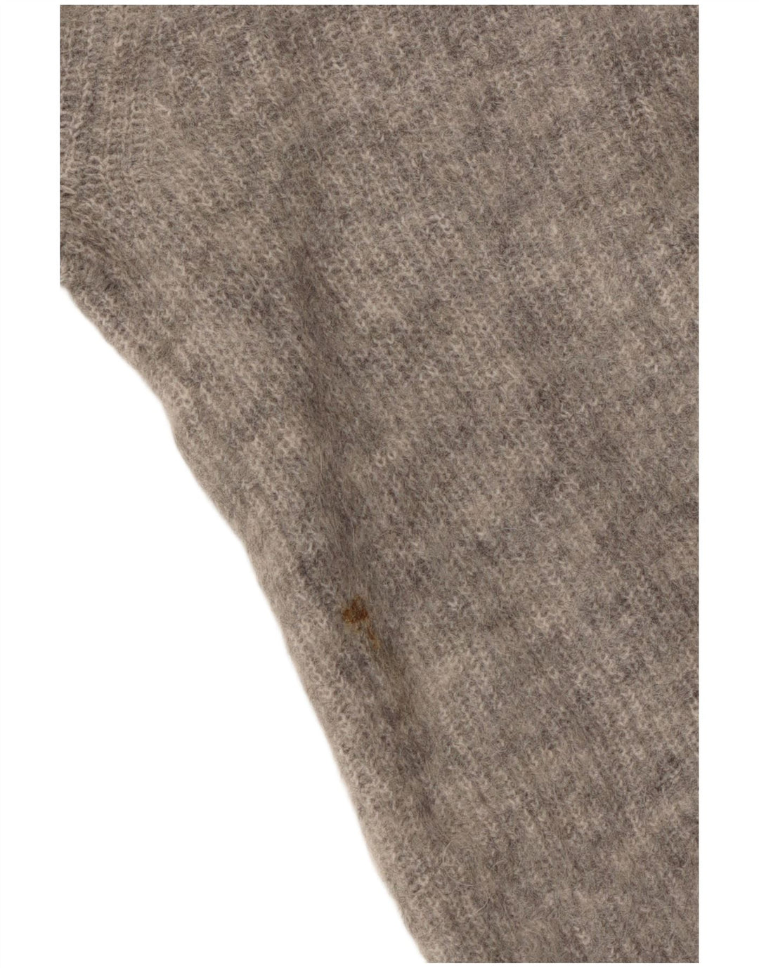 Pulover cu decolteu în V ZARA pentru femei UK 14 Medium Gri Pete
