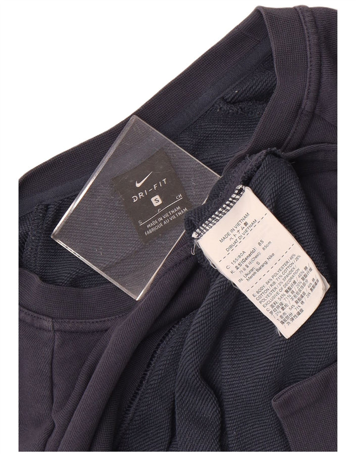 Pulover supradimensionat Nike Dri Fit pentru femei UK 10 Mic Bleumarin