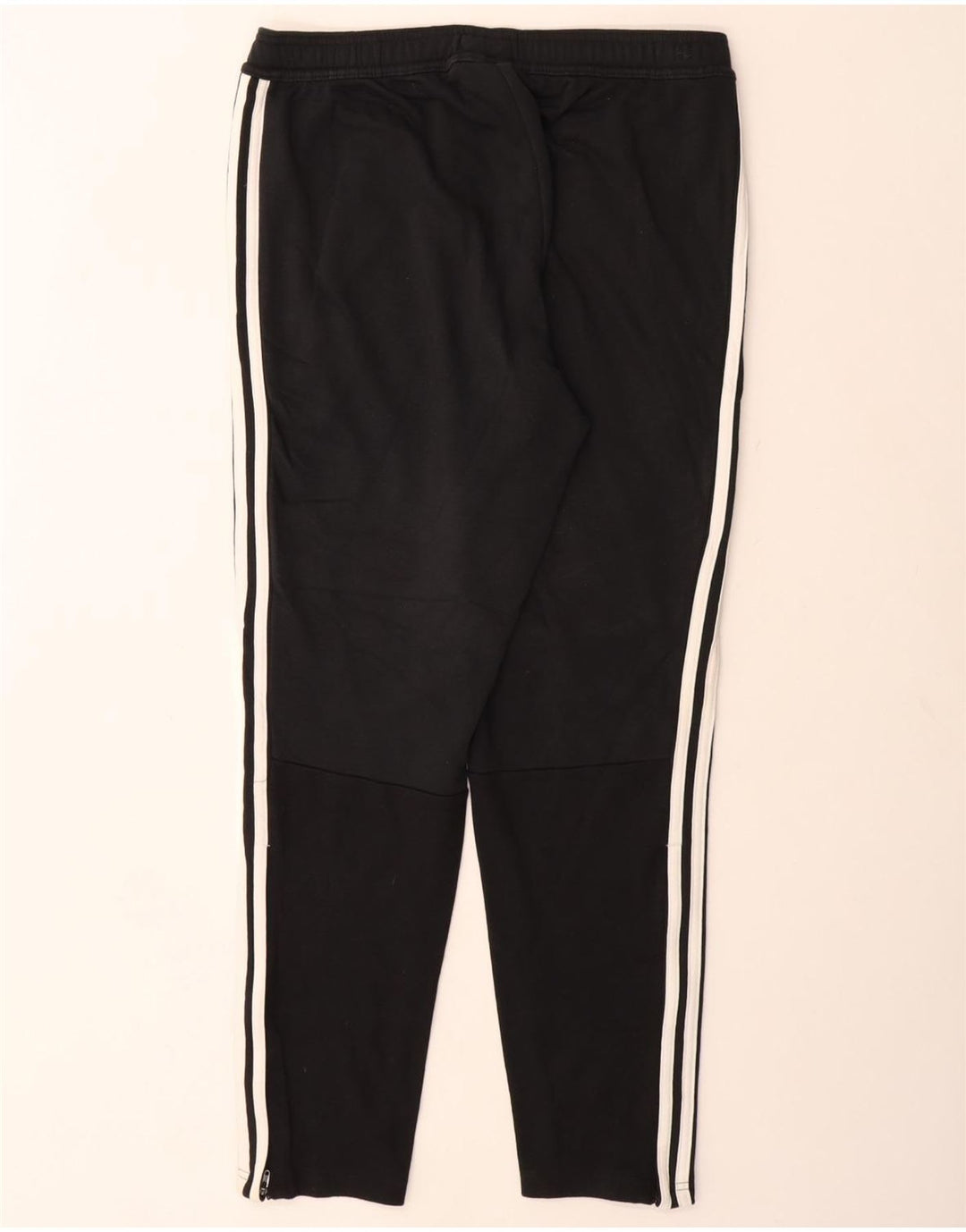 Pantaloni de trening ADIDAS pentru bărbați, bumbac mediu negru