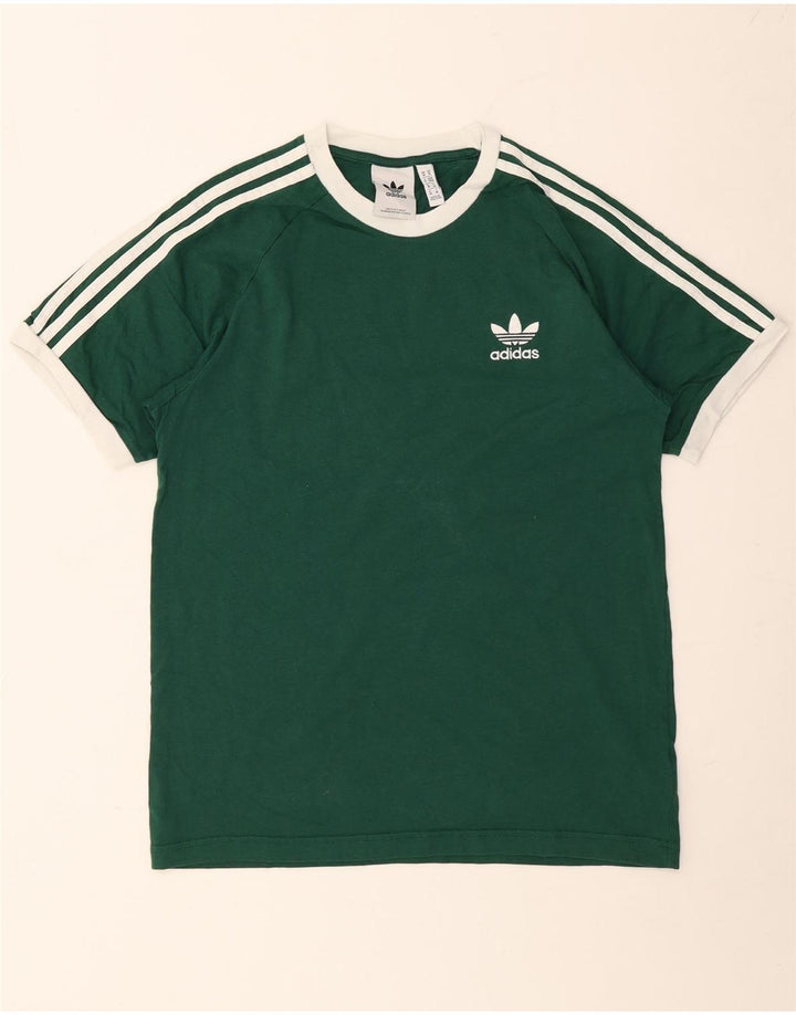 Tricou pentru bărbați ADIDAS Top din bumbac verde mediu