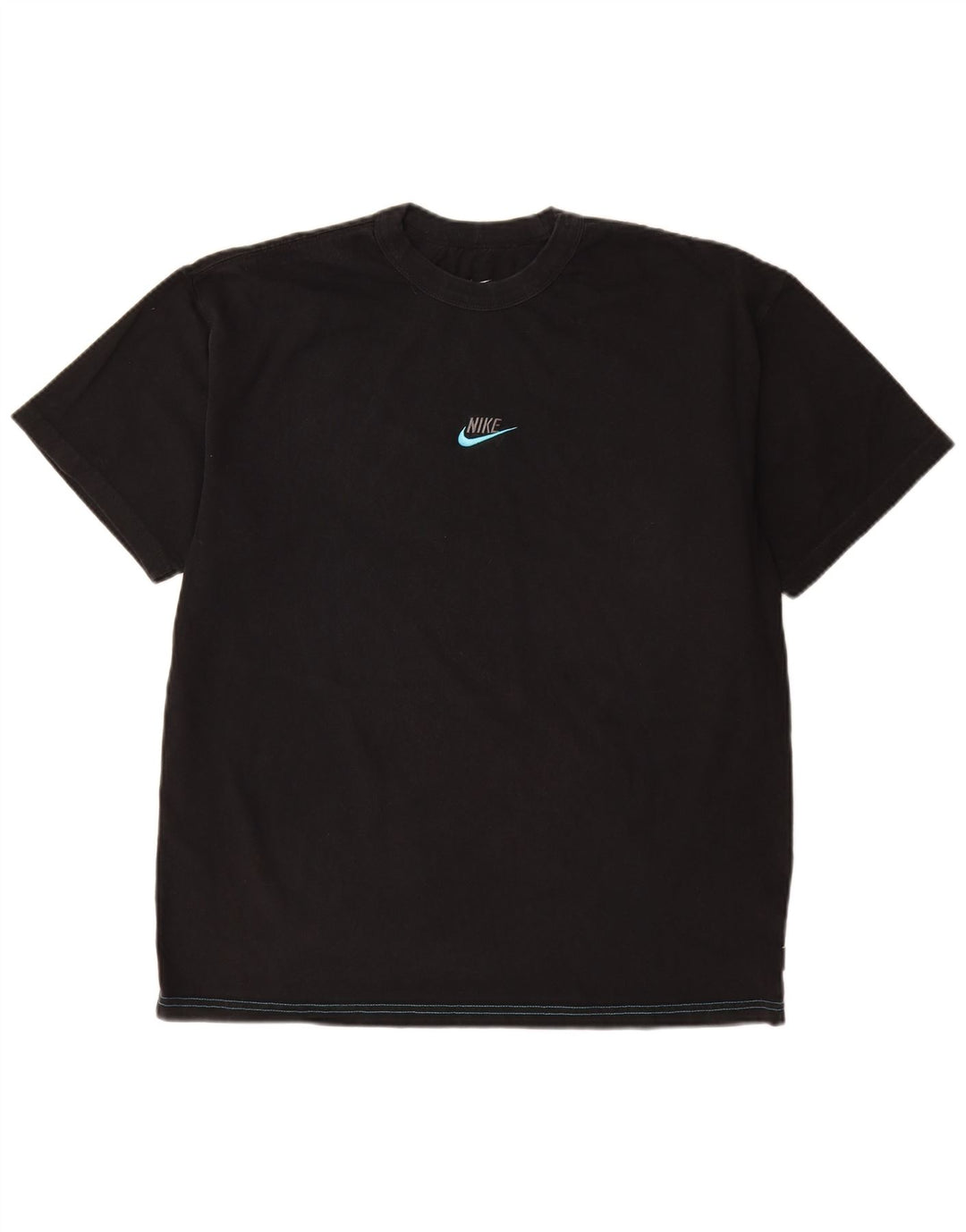 Tricou pentru bărbați Nike Top Mediu Negru Bumbac