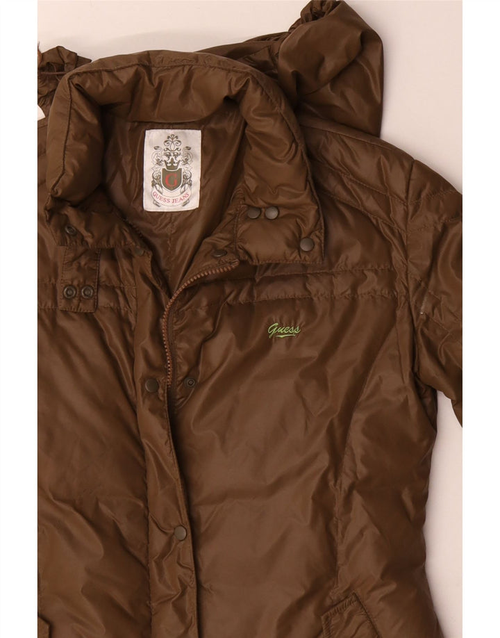 Palton căptușit pentru femei Guess UK 14 Medium Kaki Poliamidă