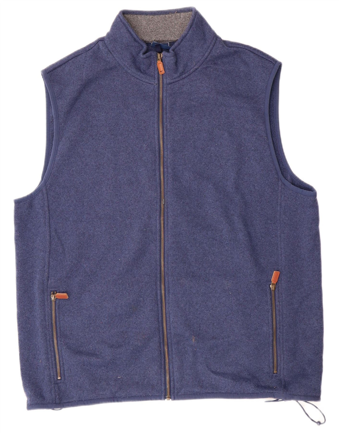 Vineyard Vines Jachetă de trening fără mâneci pentru bărbați XL Blue Flecked Preppy