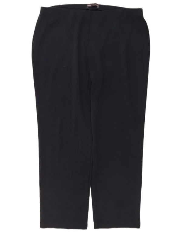 Pantaloni casual pentru femei Marks & Spencer UK 16 Large W36 L27 Bleumarin