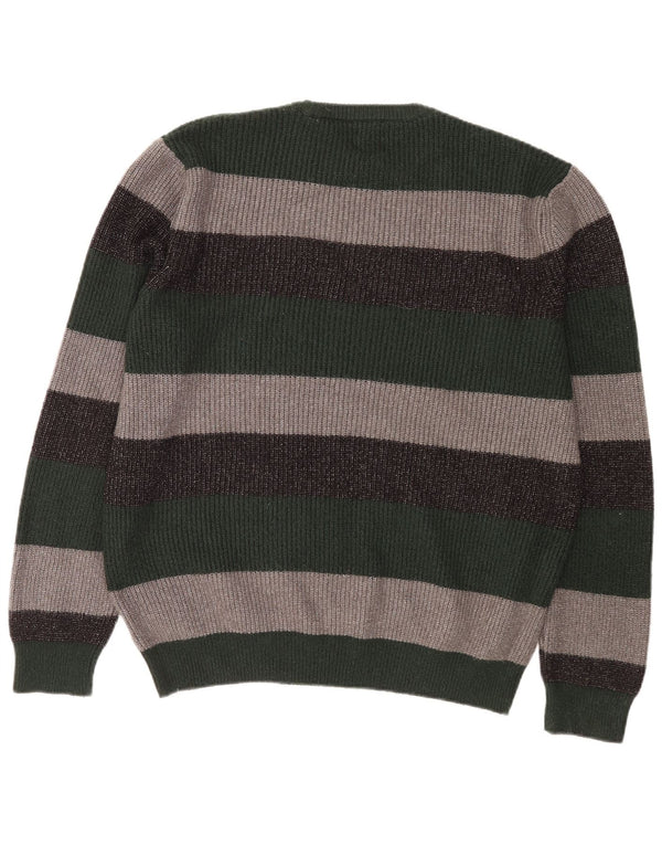 MARKS & SPENCER Pulover pentru bărbați cu gât crew pulover XL, cu dungi multicolore