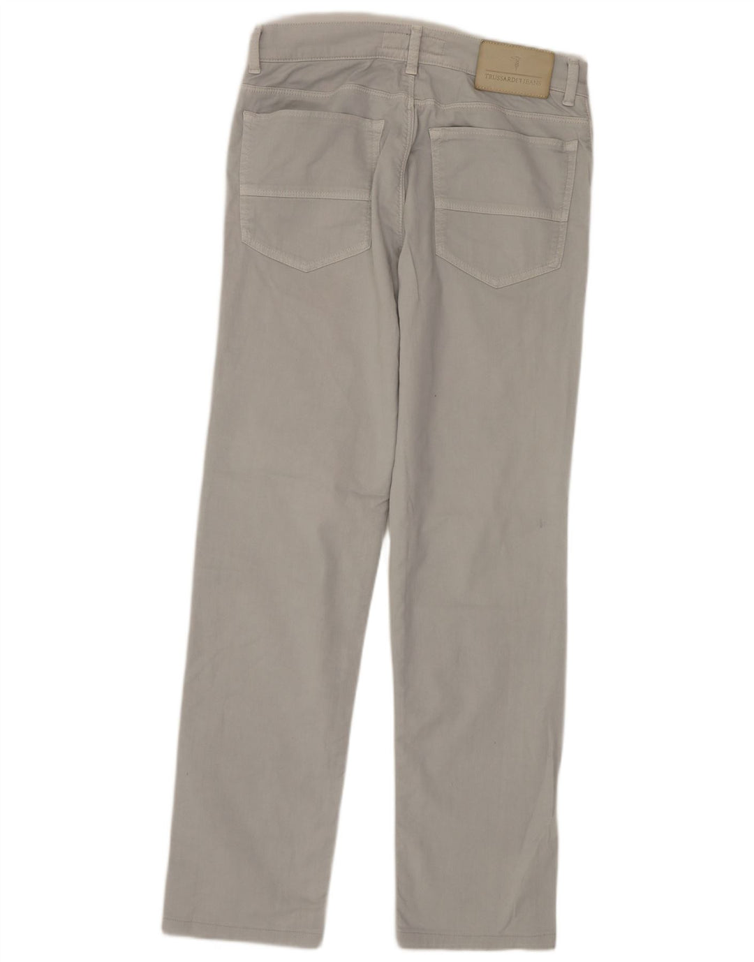 TRUSSARDI Blugi drepti pentru femei W30 L30 bumbac gri