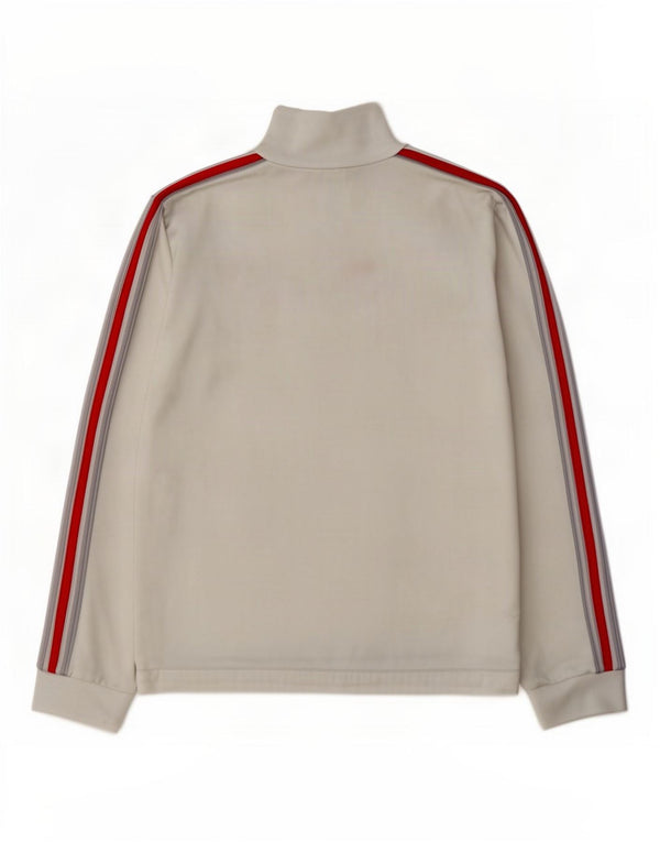 Jachetă de trening pentru femei Adidas UK 16, mare, alb, poliester