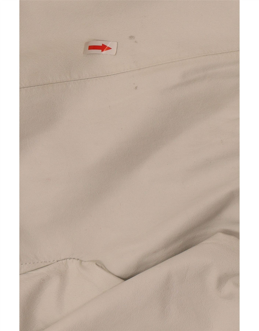 Jachetă militară din piele vintage pentru femei EU 42, mare, albă, din piele