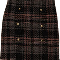 VINTAGE Womens Mini Skirt W30 Medium Black Check Vintage Vintage and Second-Hand Vintage from Messina Hembry 