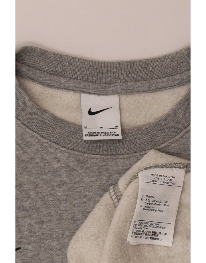 Pulover Nike pentru bărbați, bumbac, gri mediu
