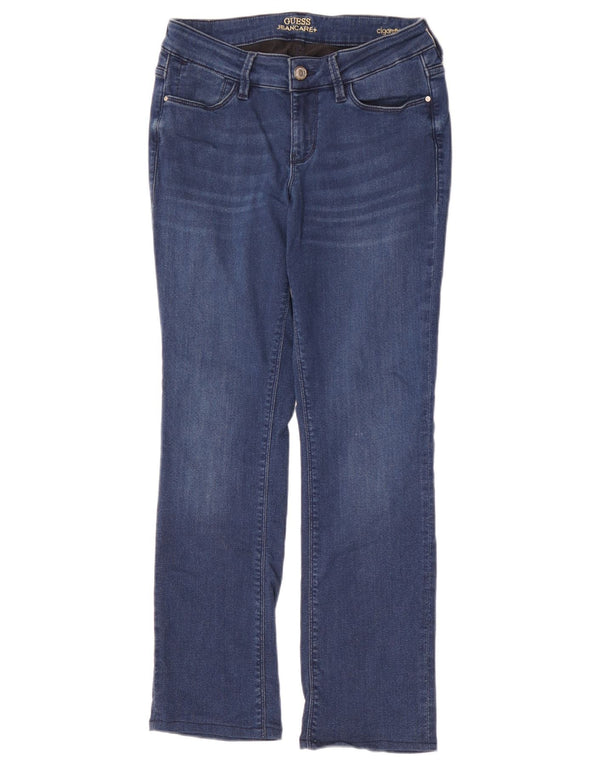 Blugi Guess Cigarette Slim W29 L28 Bumbac Albastru