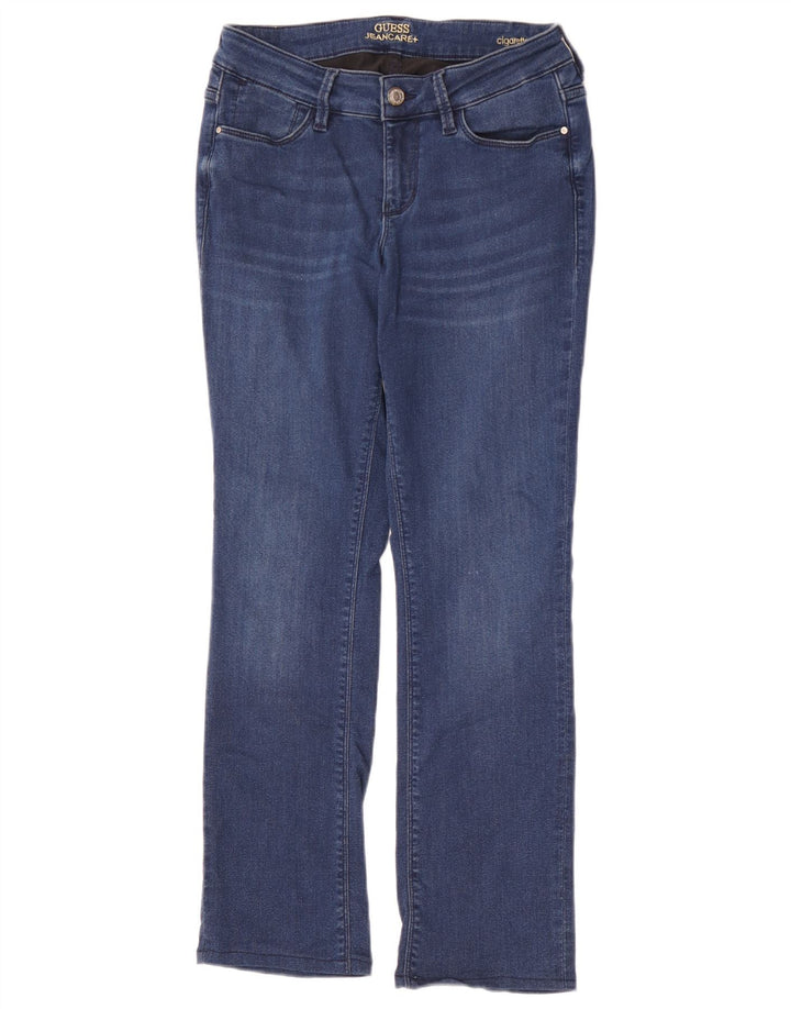 Blugi Guess Cigarette Slim W29 L28 Bumbac Albastru