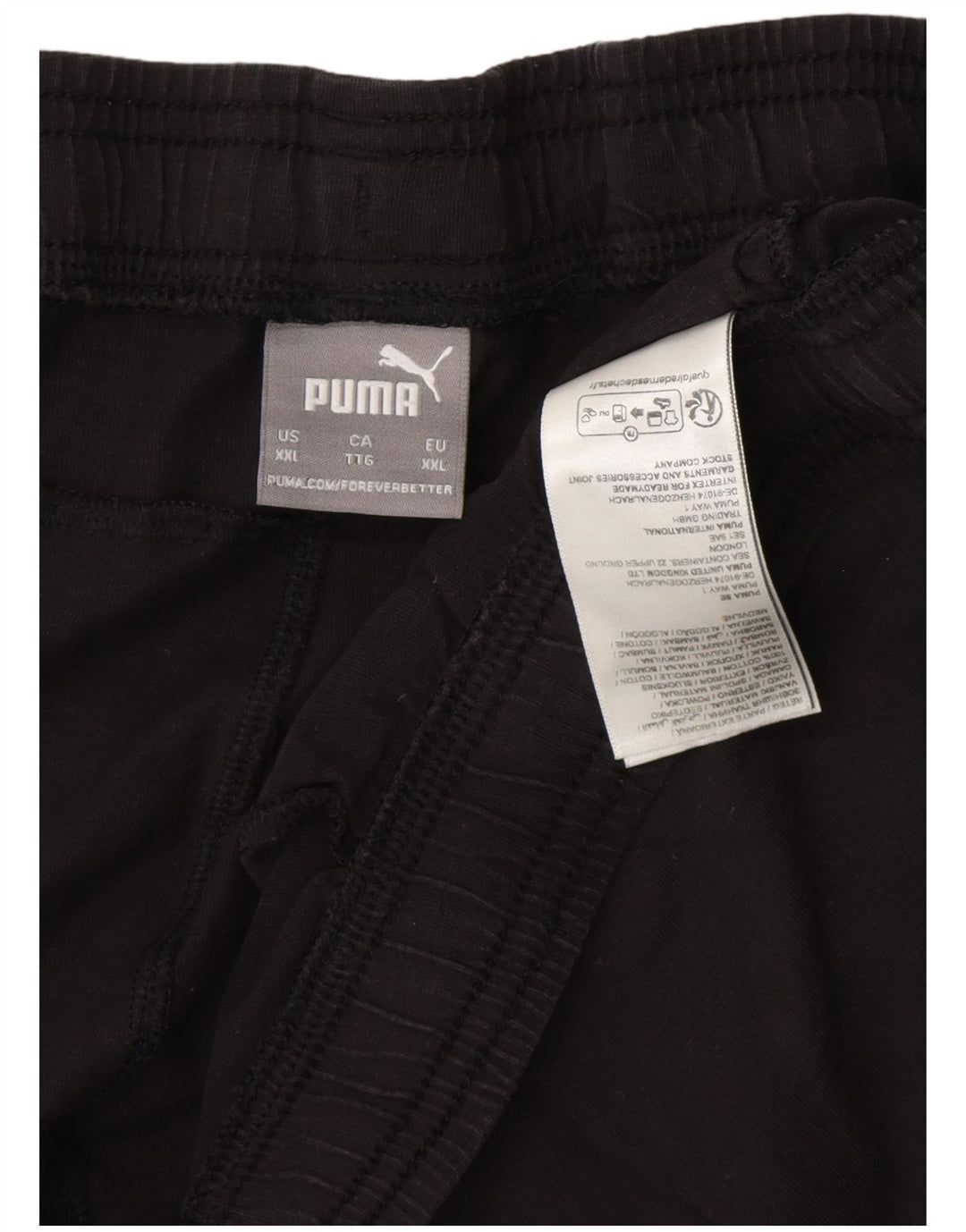 Pantaloni scurți sport grafic PUMA pentru bărbați 2XL, bumbac negru
