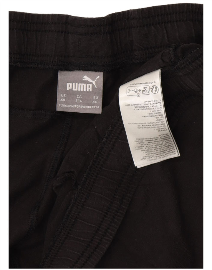Pantaloni scurți sport grafic PUMA pentru bărbați 2XL, bumbac negru