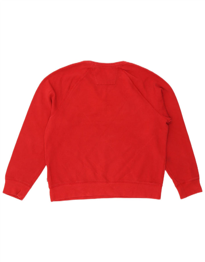 Hanorac grafic pentru bărbați Nautica Jumper Bumbac Roșu Mediu