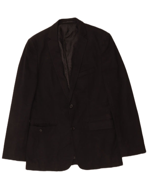 Blazer pentru bărbați Zara cu 2 nasturi EU 50 Viscoză medie neagră
