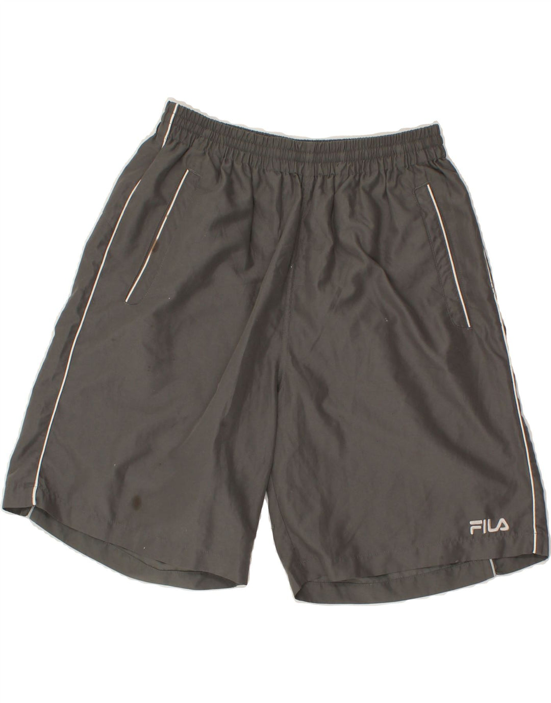 FILA Boys Sport Shorts 15-16 Years Large Grey Polyester Vintage Fila and Second-Hand Fila from Messina Hembry 